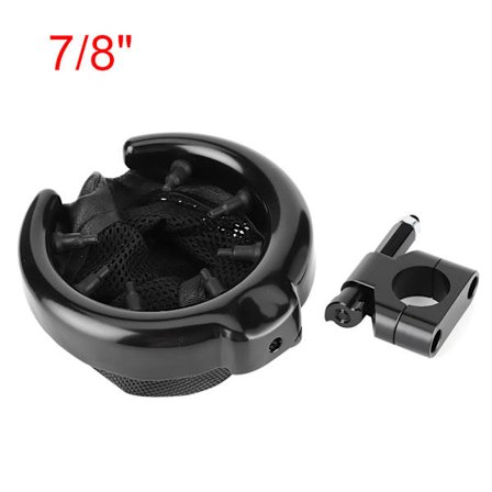 Motorsykkelkoppholder Bremse Nett Drikkekurv for Honda GoldWing GL1500 7/8in Svart