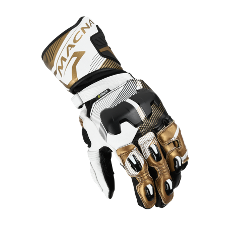 Motorradhandschuhe Macna Powertrack 2.0 Schwarz/Weiß S