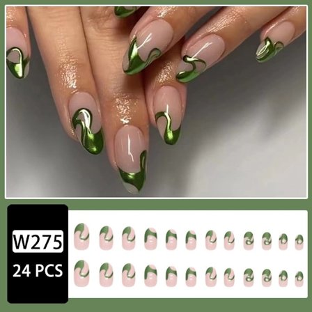 Almond Fake Nails False Nail W275 W275
