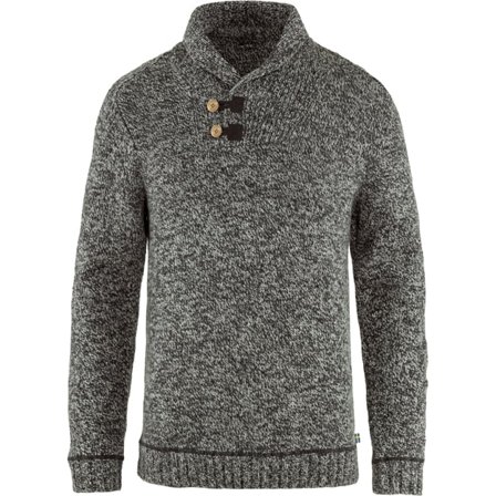 Fjällräven Men's Lada Sweater in Grey, Wolle | Size: XL