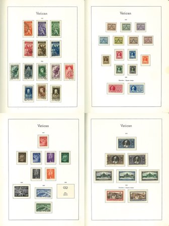 Vatikanet til 1977 - Samling i 1 frimærkealbum