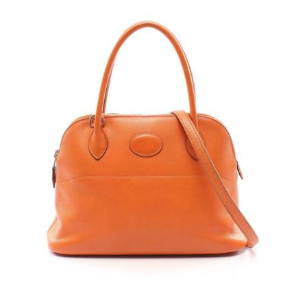 Hermès Vintage Pre-Owned Hermes Double Handväska orange, Dam Vintage Väskor, Dam, Storlek: ONE SIZE