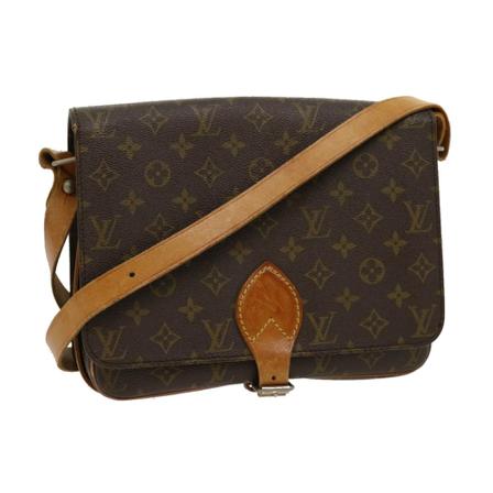 Louis Vuitton Vintage, Pre-owned Cartouchiere Crossbody Bag Bruin, Dames, Maat:ONE Size