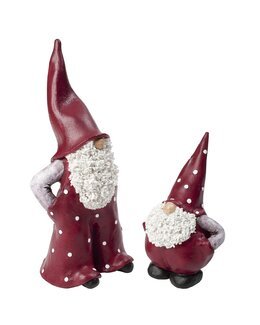 Juldekoration Tomtarna Elmer och Max 2-Pack Röd - Jul - Nääsgränsgården