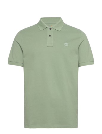 Pique Short Sleeve Polo Green Timberland