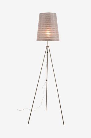 Aneta Lighting - Lattiavalaisin Fussili - Harmaa - Lattiavalaisimet - - Homeroom