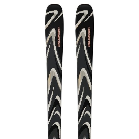 Salomon - Skis Freeride unisexe Qst 94 Black - Black / Almond Milk / Fusion Coral