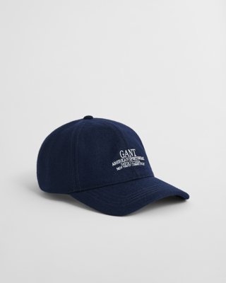 GANT - Melton-caps med grafikk for tenåringer evening blue