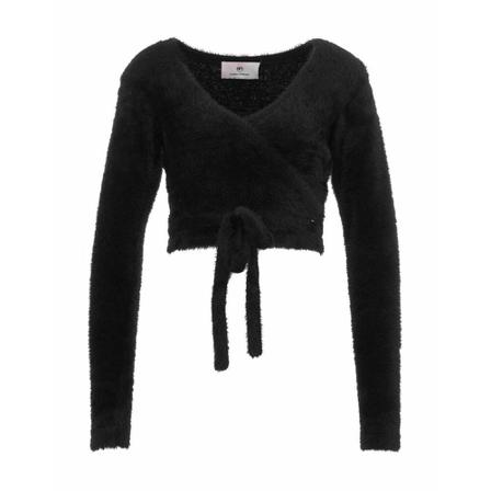 Chiara Ferragni Collection Women Clothing Strik Black Aw22 Sort, Dame Striktrøjer