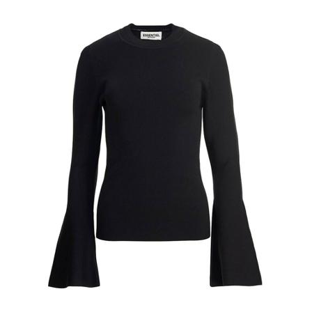 Essentiel Antwerp Knitwear , Zwart , Dames , Maat: S Truis