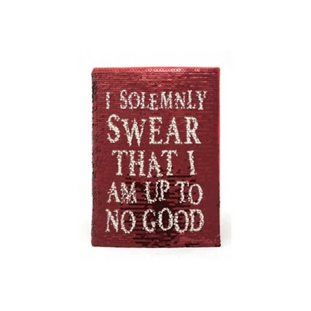 Harry Potter Premium Sequin Flip A5 Notebook One Size Röd/Vit