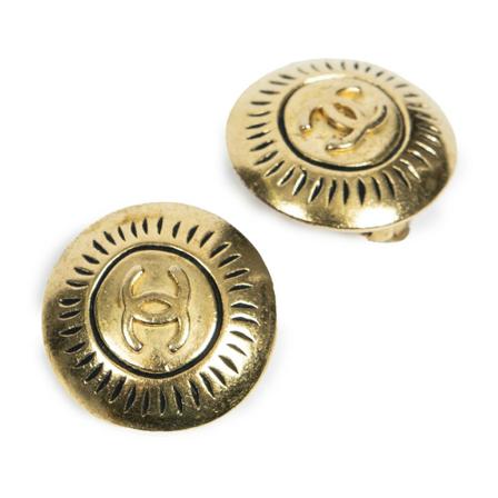 Chanel Vintage Pre-owned Jewellery , Geel , Dames , Maat: ONE Size Vintage Sieraden