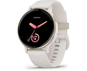 Garmin vivoactive 5, GPS, WiFi, Ivory/Cream Gold WW - Fyndvara - Smartwatch med GPS för alla med en aktiv livsstil