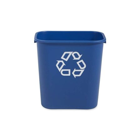 RUBBERMAID WMB30R Concept Collection papperskorg, blå, 28 liter, 350 x 250 x 375 mm - Lyreco - Städ och hygien - Avfallshantering och källsortering - 