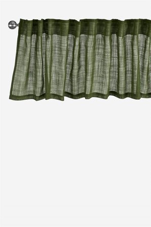 Cellbes of Sweden - Ensfarvet multibåndskappe med hørfølelse i mørkegrøn i størrelse