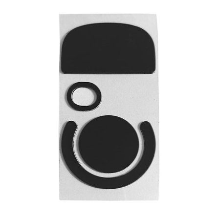 1 sæt Musfødder Musskøjter til Logitech G Pro X Superlight Glides Kurvet Kant