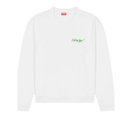 Kenzo Sweatshirts vit, Herr, Herr, Storlek: M