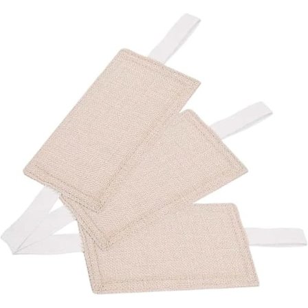 Oven pehmusteet 3 kpl, joustavilla nauhoilla estämään oven paiskahtelua ja pitämään hiljaisuuden - Sopii makuuhuoneisiin, lastenhuoneisiin ja 