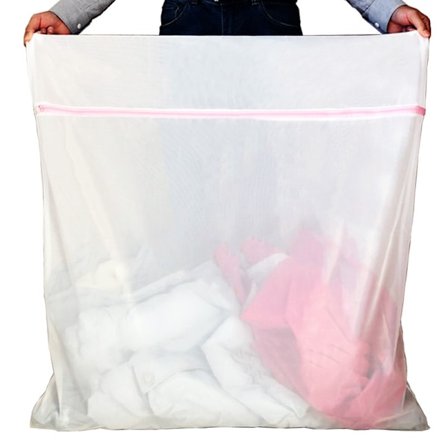 2 stk Vaskenett 80cm x 60cm Stor Størrelse Vaskepose Vask