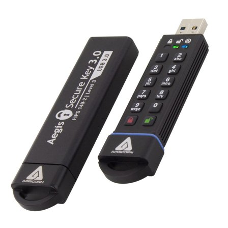 APRICORN Aegis Secure Key 3.0 - USB-flashstasjon - 16 GB