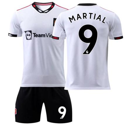 2223 Manchester United Borta Fotbollströja Nr 9 Martial Jersey Without Socks L(175-180cm)