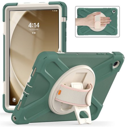 Mobilskal till Galaxy Tab A9 Plus Silikon Rotary Kickstand
