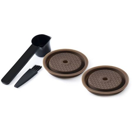 Genanvendelig hætte 2 stk. til Vertuo og VertuoLine silikonekapsler genopfyldelige og kompatible