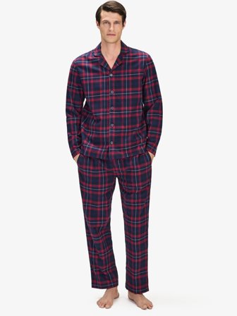 Dunkelblaues Pyjamas Set Nathan