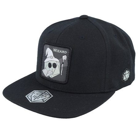 Critiql Hit - Black - snapback - Cap - Wizard Box Patch Black Snapback - Hatstore
