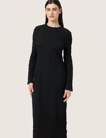 Soaked in Luxury Sldauphine Dress - Black - XS