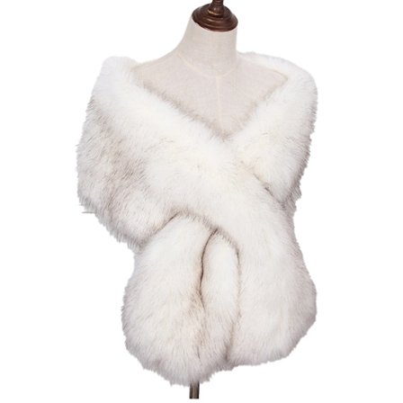 Dame Faux Fur Shawl Party Faux Fur Krave Fur Wraps