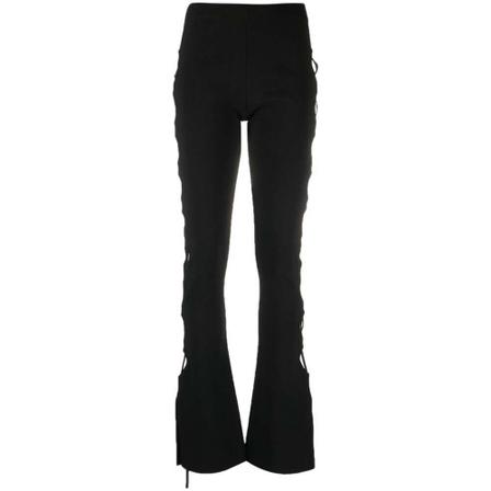 Andrea Adamo Slim-fit Bukser Sort, Dame Bukser