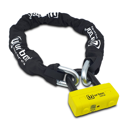 URBAN 75 Mini U-lås + kedja SRA, 15-150 cm