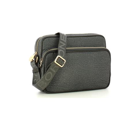 Borbonese, Shoulder Bags Grijs, Dames, Maat:ONE Size