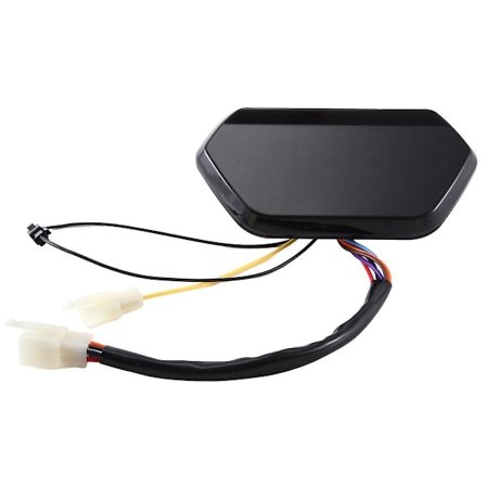 Elcykel 36v 48v 60v 72v LCD-display med hastighetsmätare och batteristatusindikatorfunktioner