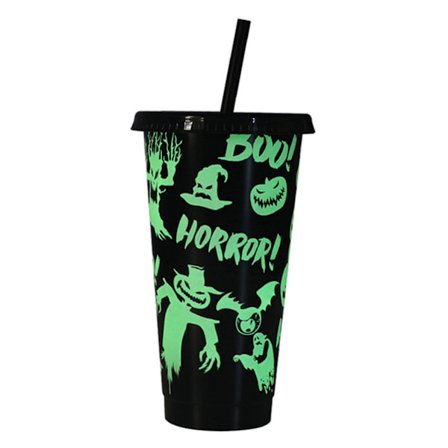Drick halm Glow-in-the-Dark Mugg Säker och Ingen lukt Lämplig för Halloween