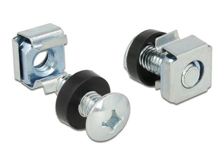 Delock rackskruer, mutre og pakninger (M6)