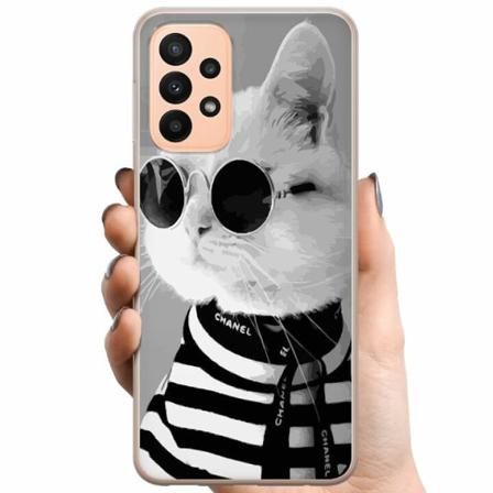 Samsung Galaxy A23 Tpu Mobilskal Fancy Cat