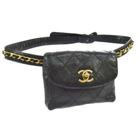 Chanel Vintage, Pre-owned Leather chanel-bags Zwart, Dames, Maat:ONE Size