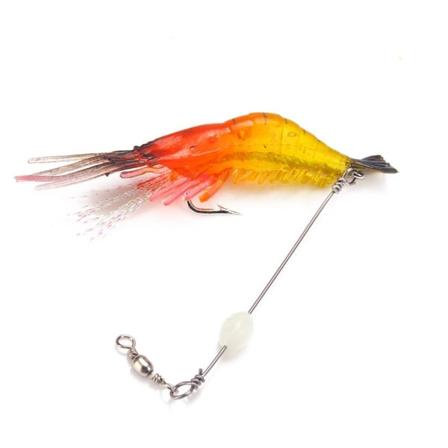 3 kpl Luminous Bead Shrimp Bait uppoamispehmeä viehe 1 1 1