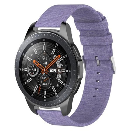 Samsung Galaxy Watch (46mm) klockarmband i canvas - Lila