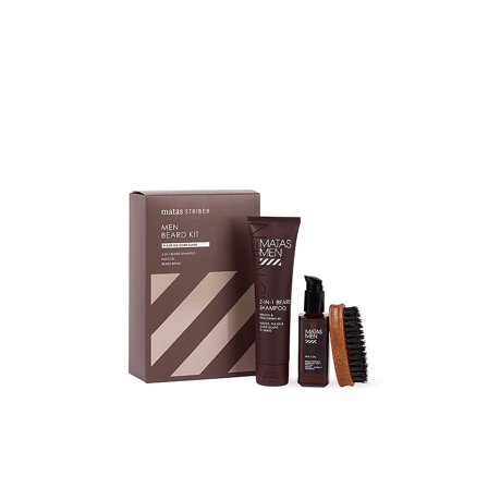 Matas Striber Men Beard Kit Gaveæske, Jul & Gaver, Skægpleje, Skægbørster
