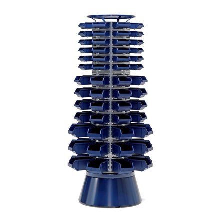 Small parts carousel, 104 drawers