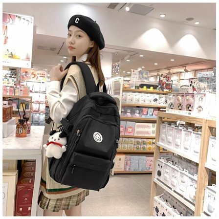 Kawaii Ryggsäck, Tjejryggsäck Med, Junior Ryggsäck, Mellanstadieelevers Skolväska