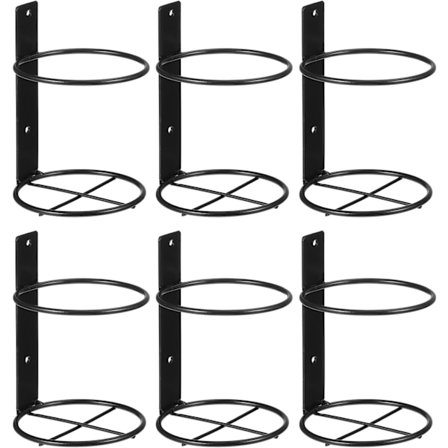 Seinälle kiinnitettävä viiniteline, rauta, vintage, ripustus, yhden viinipullon teline