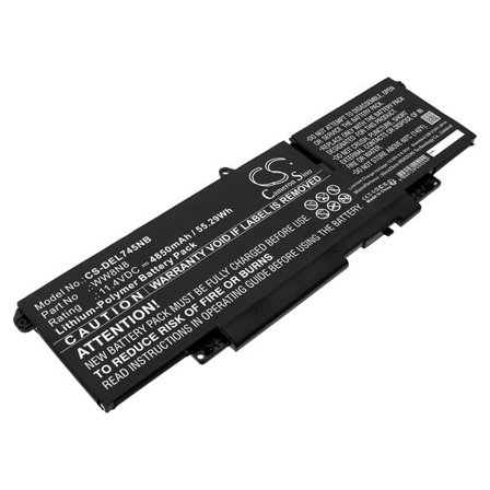 Batteri til bærbar PC for DELL Latitude 7450, Latitude 7640, Latitude 7440 og andre.