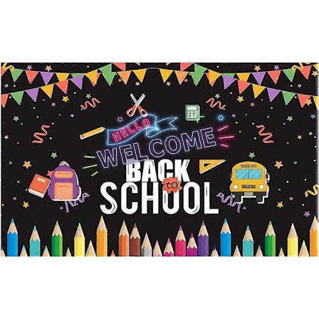 Glad Skolstart Banner, Tillbaka Till Skolan Banner, Skolinskrivning Girlang Banner Dekoration, Tillbaka Till Skolan Dekorationskit, För Första 