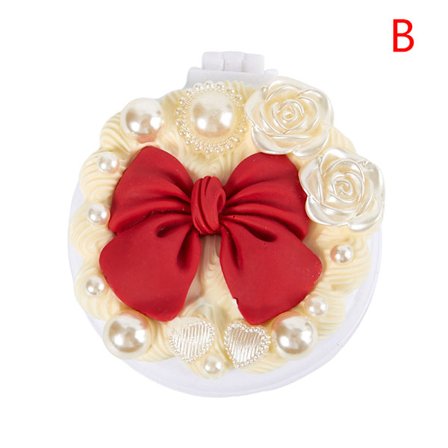 Resehårborste Spegel Vikficka Massage Hårkam Makeu