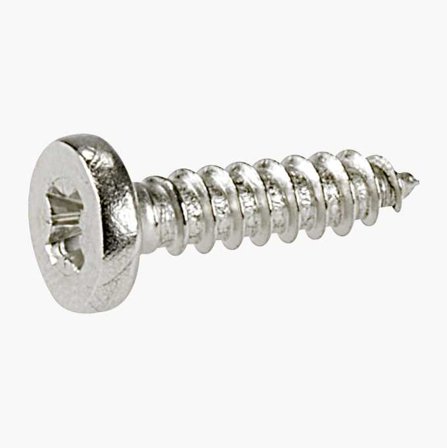 Biltema - Teakdekkskrue 4 2 x 16 mm A4 100 stk.