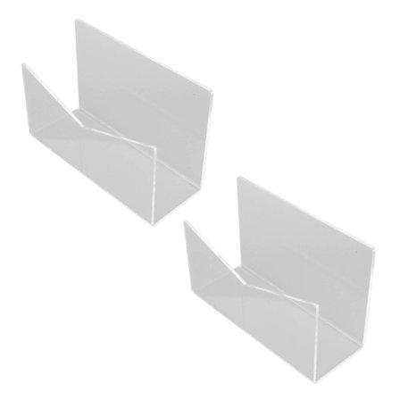 Akryl Brevholder Brev Organizer Bordsplade Gennemsigtig Brevholder til Skrivebord Kuvert Holder Brevsortering Stativ til Kontor